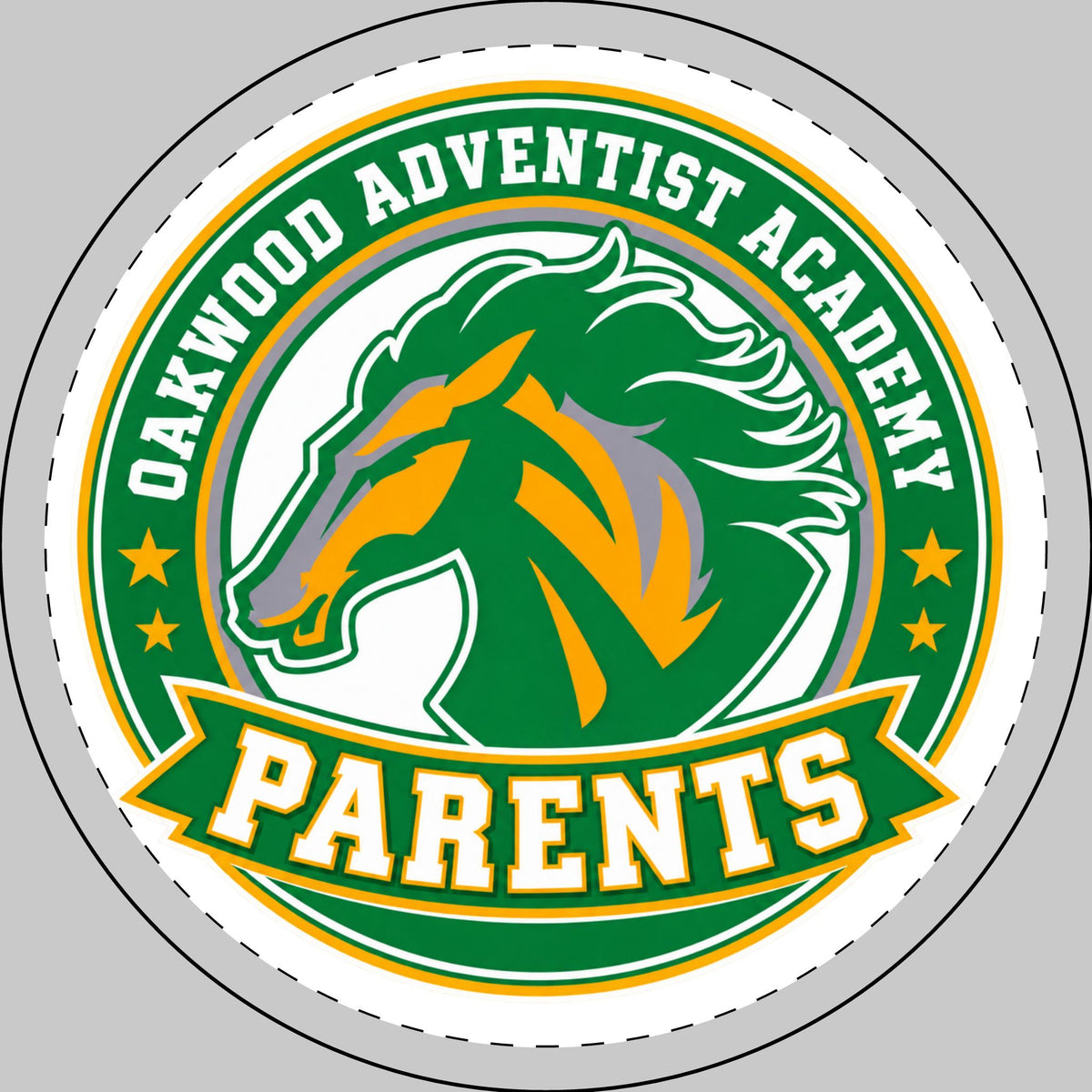 OAA Round Car Magnet