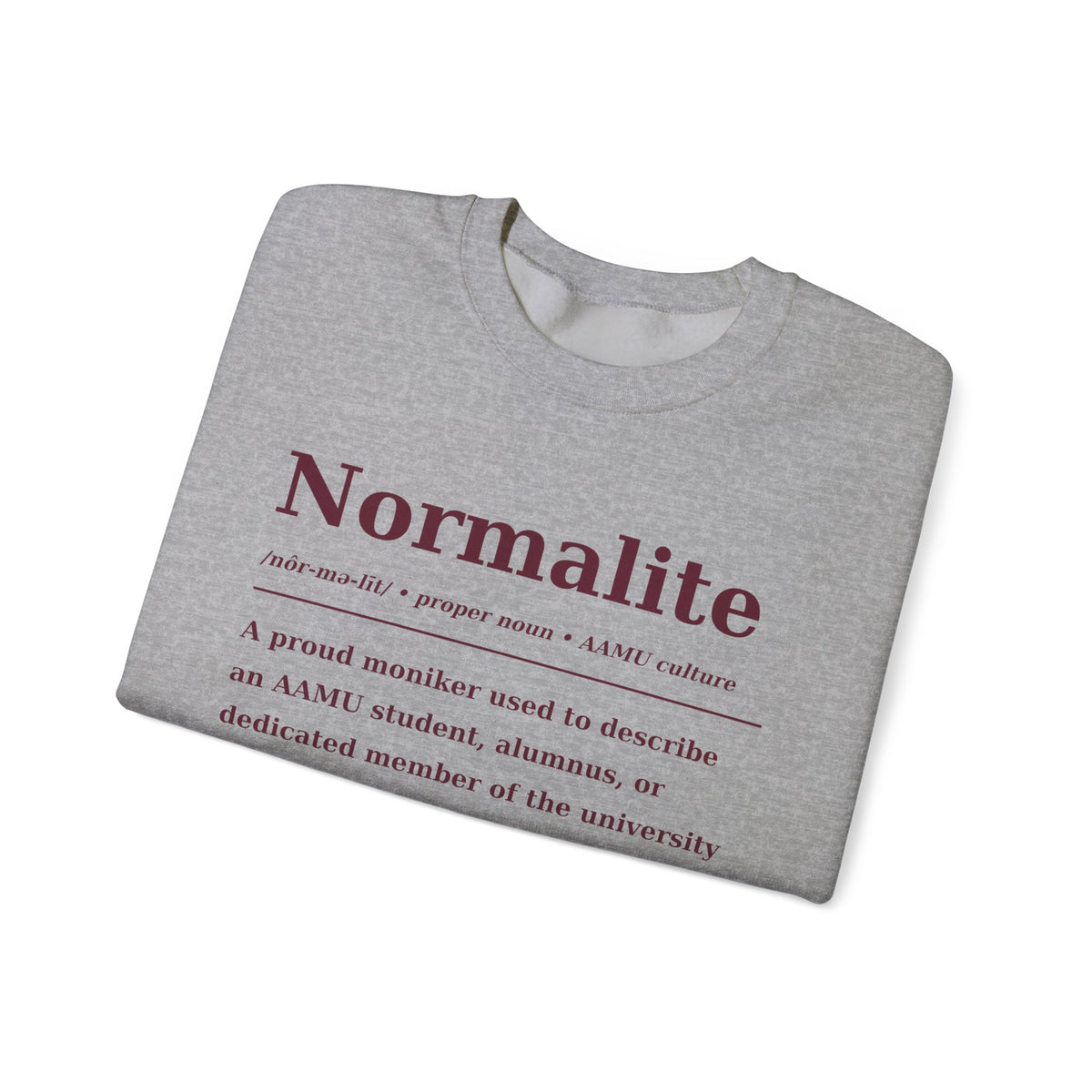 Normalite Crewneck Sweatshirt — AAMU Culture