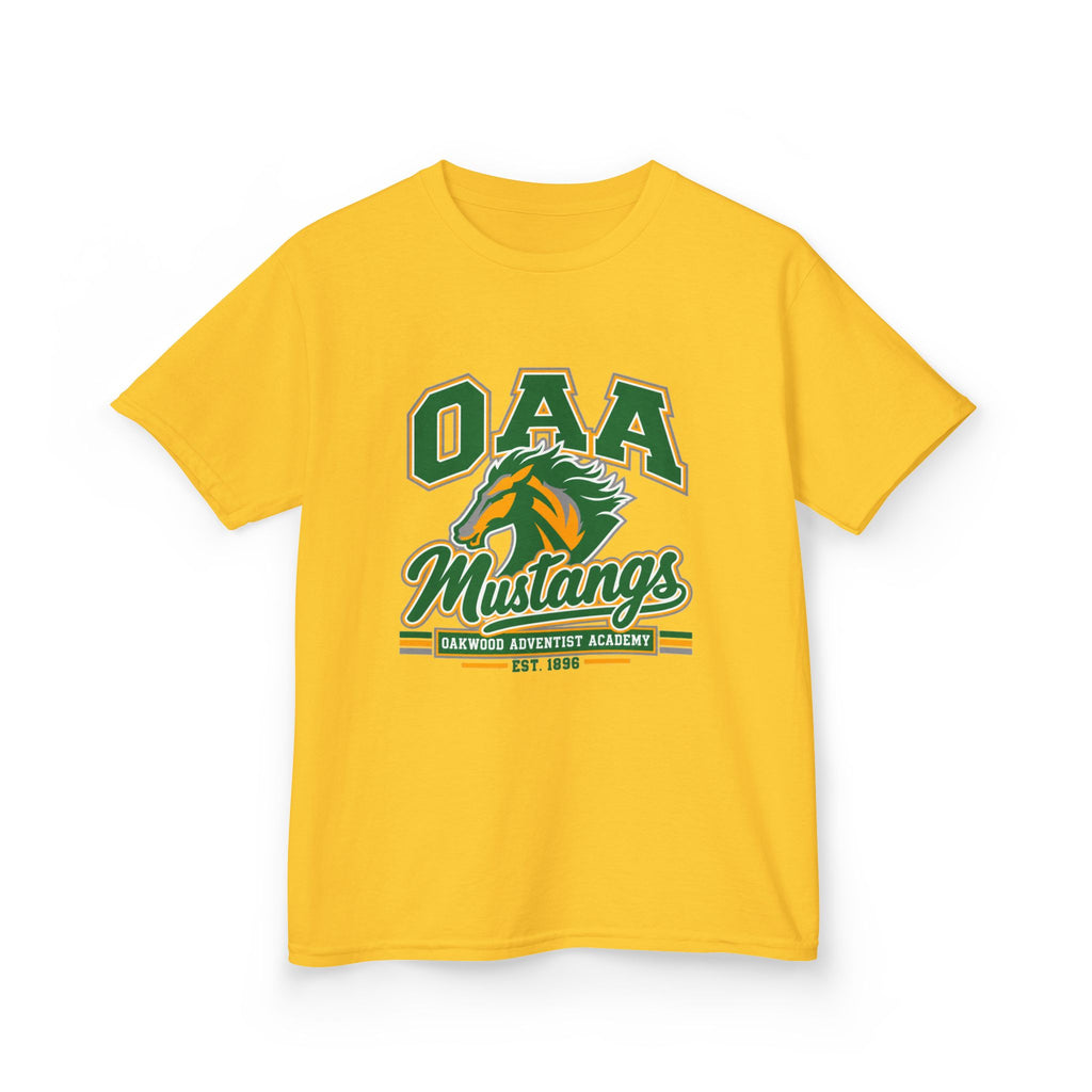 Kids Tee — OAA Mustangs School Spirit Shirt (Mustang Logo)