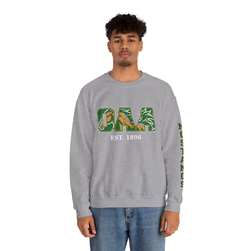 OAA Sweat Shirt with Mustang Sleeve