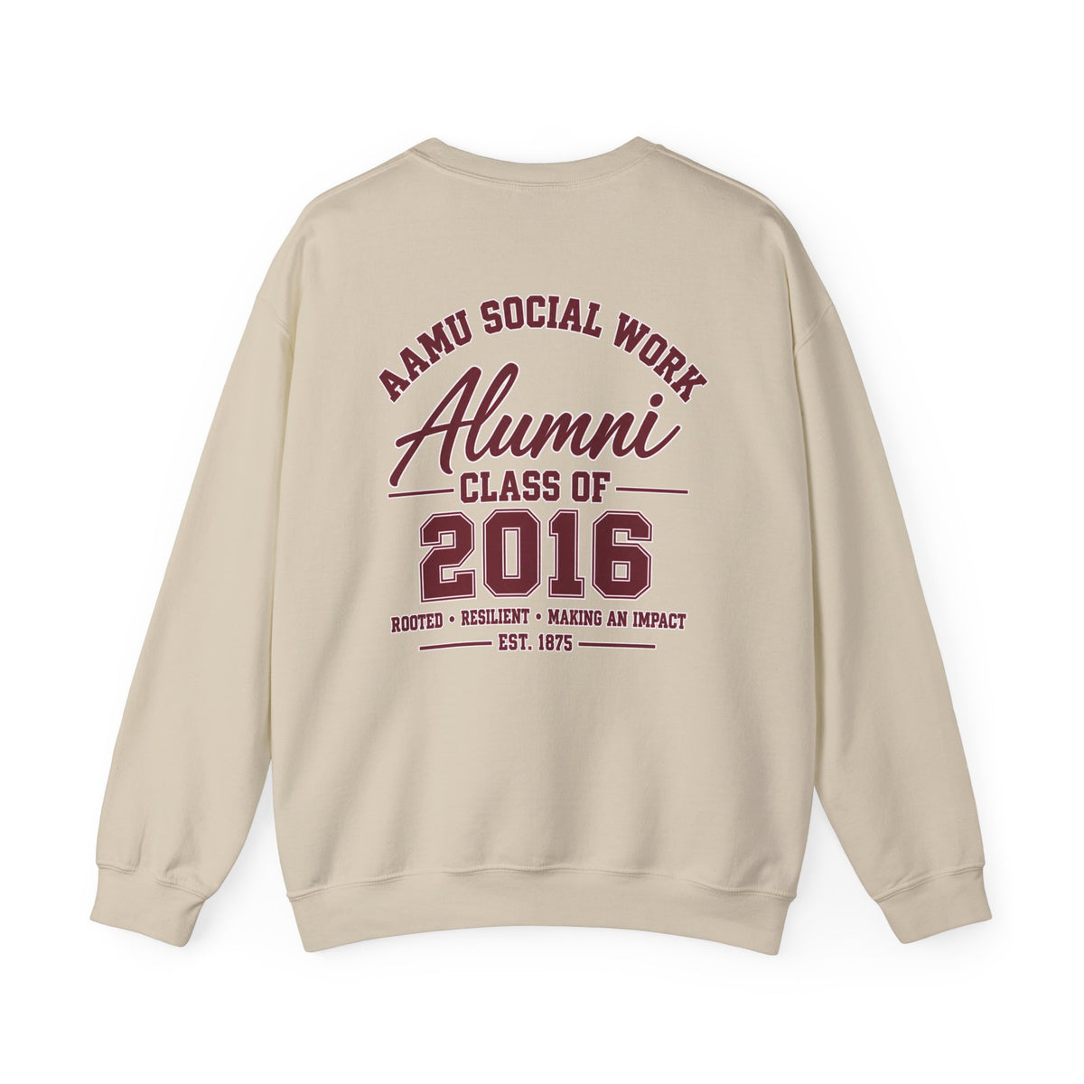 AAMU Social Work Alumni Crewneck — Class of 2016