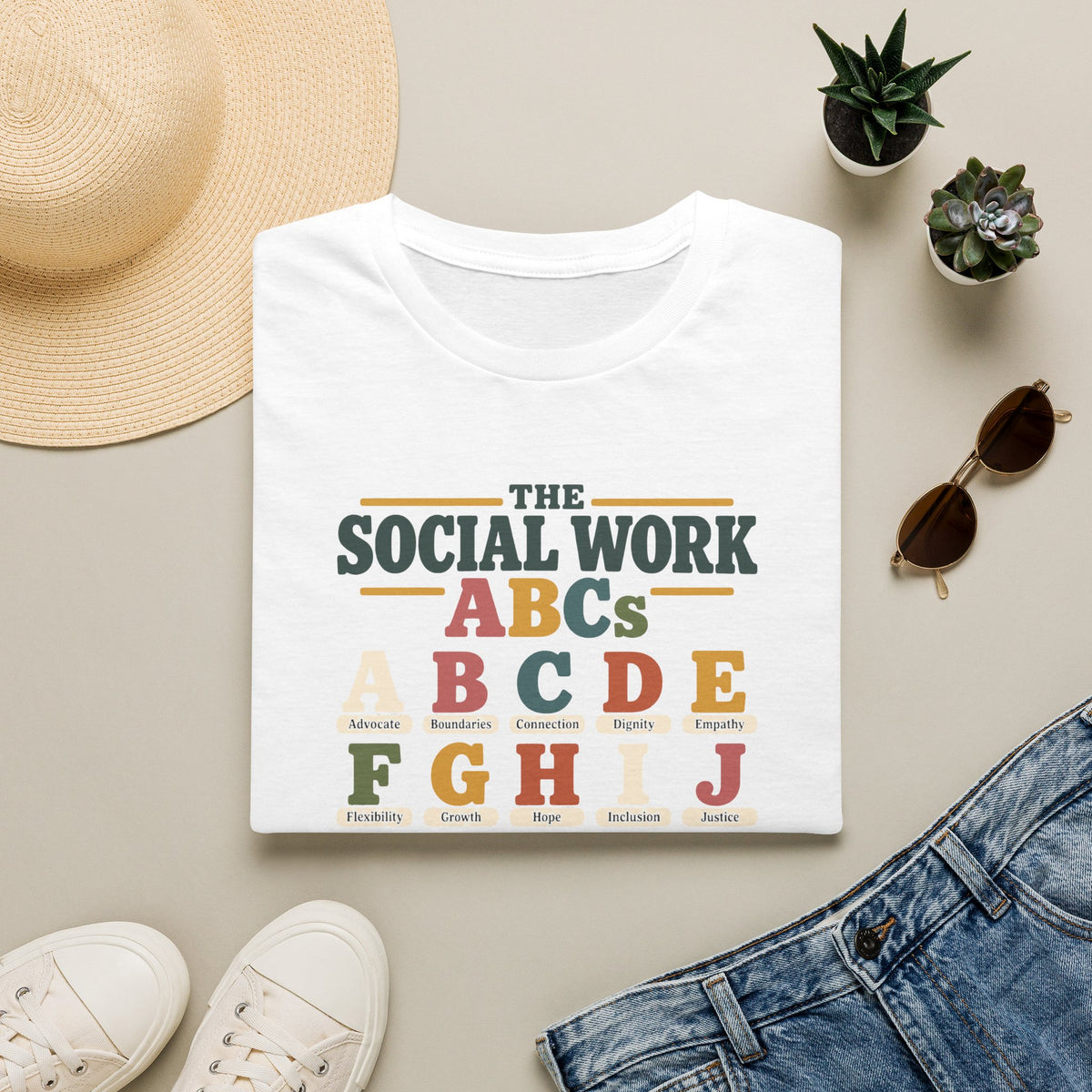 Social Work ABCs T-Shirt