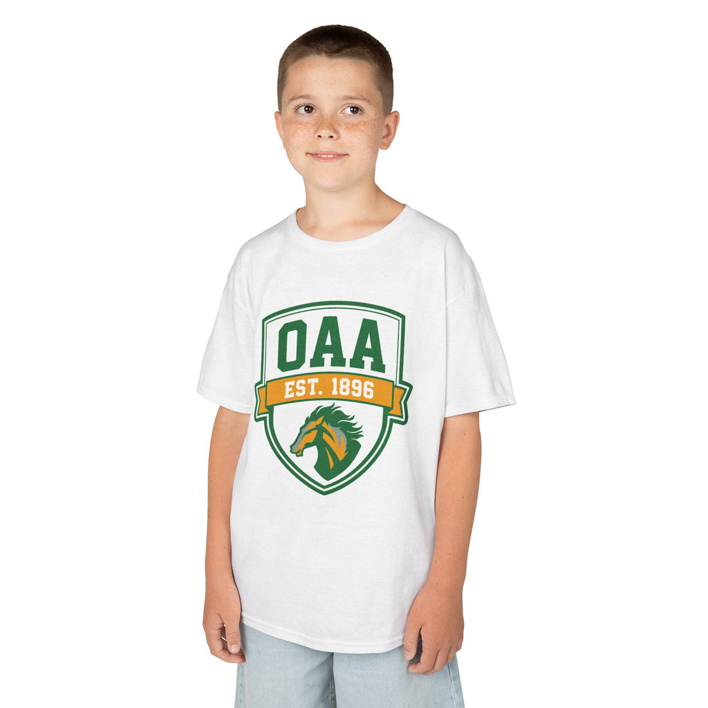 Kids Tee — OAA Est. 1896 Horse Crest School Spirit