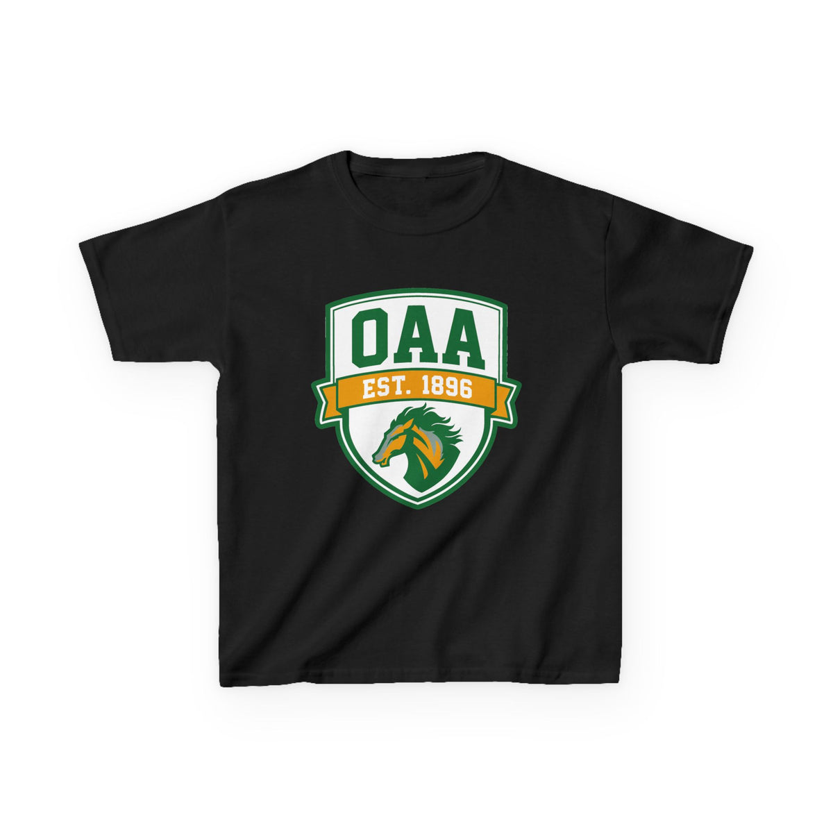 Kids Tee — OAA Est. 1896 Horse Crest School Spirit