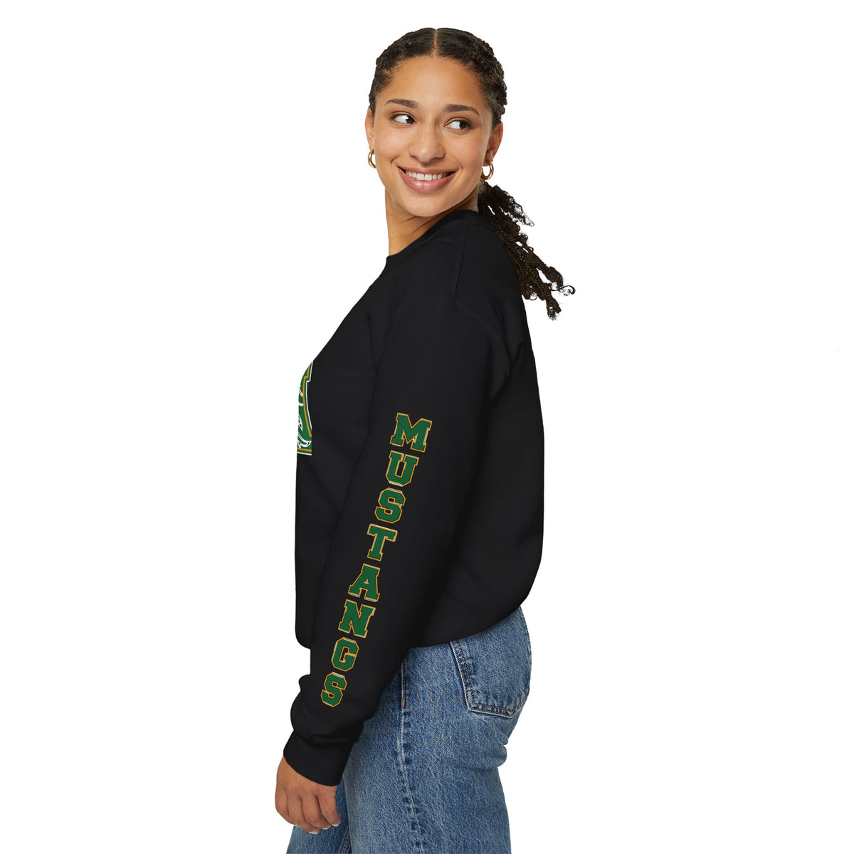 OAA Sweat Shirt with Mustang Sleeve