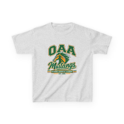 Kids Tee — OAA Mustangs School Spirit Shirt (Mustang Logo)