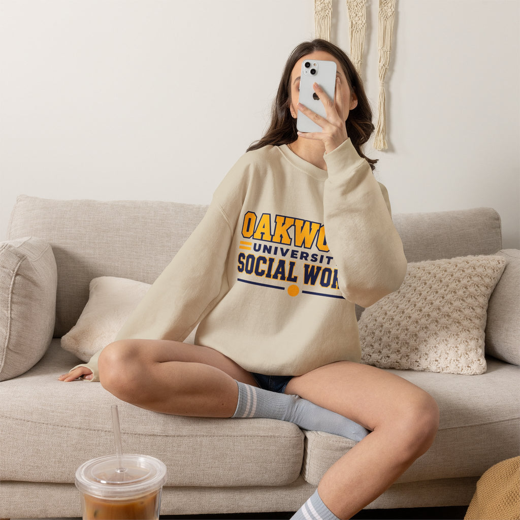 Social Work Sweatshirt – Oakwood University Vintage Campus Crewneck