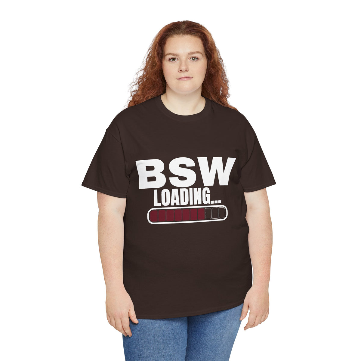 BSW Loading T-Shirt — Funny Progress Bar Tee for Students & Graduates