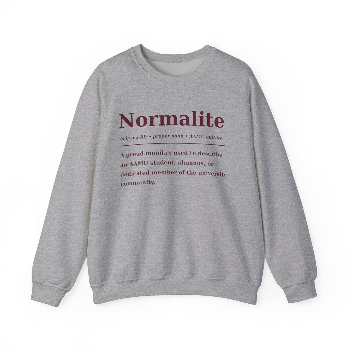 Normalite Crewneck Sweatshirt — AAMU Culture